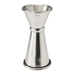 Beaumont RVS Gestreepte Jigger Maat 20ml/40ml