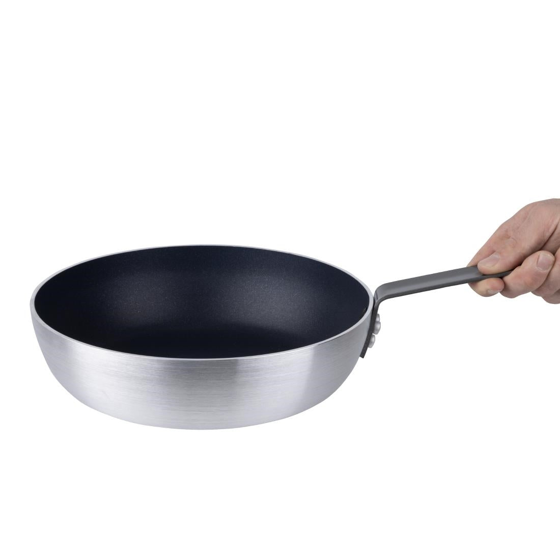 Vogue Aluminium Antiaanbak Gekromde Sauté Pan 28cm