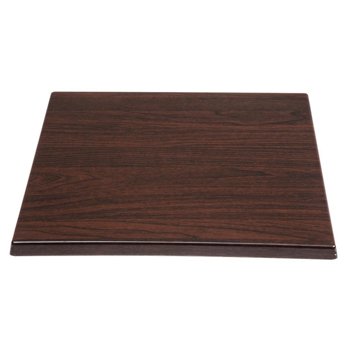 Bolero vierkant tafelblad donkerbruin 60cm
