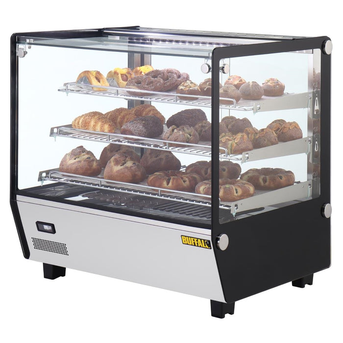 Buffalo Vierkante Aanrecht Geverwarmde Display Merchandiser 120Ltr