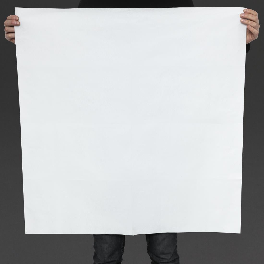 Tork papieren tafelkleed wit 90x90cm (25 stuks)