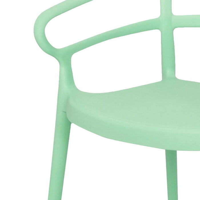 Bolero Mateo Caféstoelen Mintgroen (Pak Van 2)
