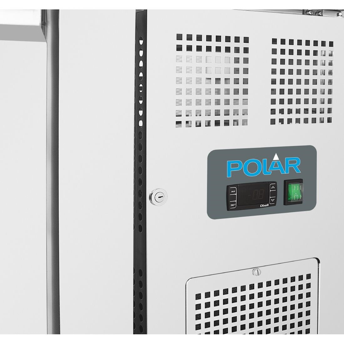 Polar U-serie 2-deurs vrieswerkbank en achteropstand 282L