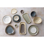 Olympia Kiln driehoekige borden blauw 16,5cm (6 stuks)