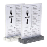 Europel Bordhouder A4 Polystone Wit