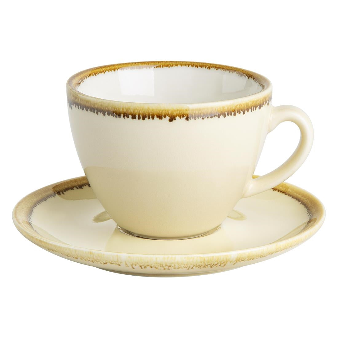 Olympia Kiln cappuccinokopjes zandsteen 23cl (6 stuks)