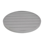 Bolero aluminium tafelblad rond lichtgrijs 580mm
