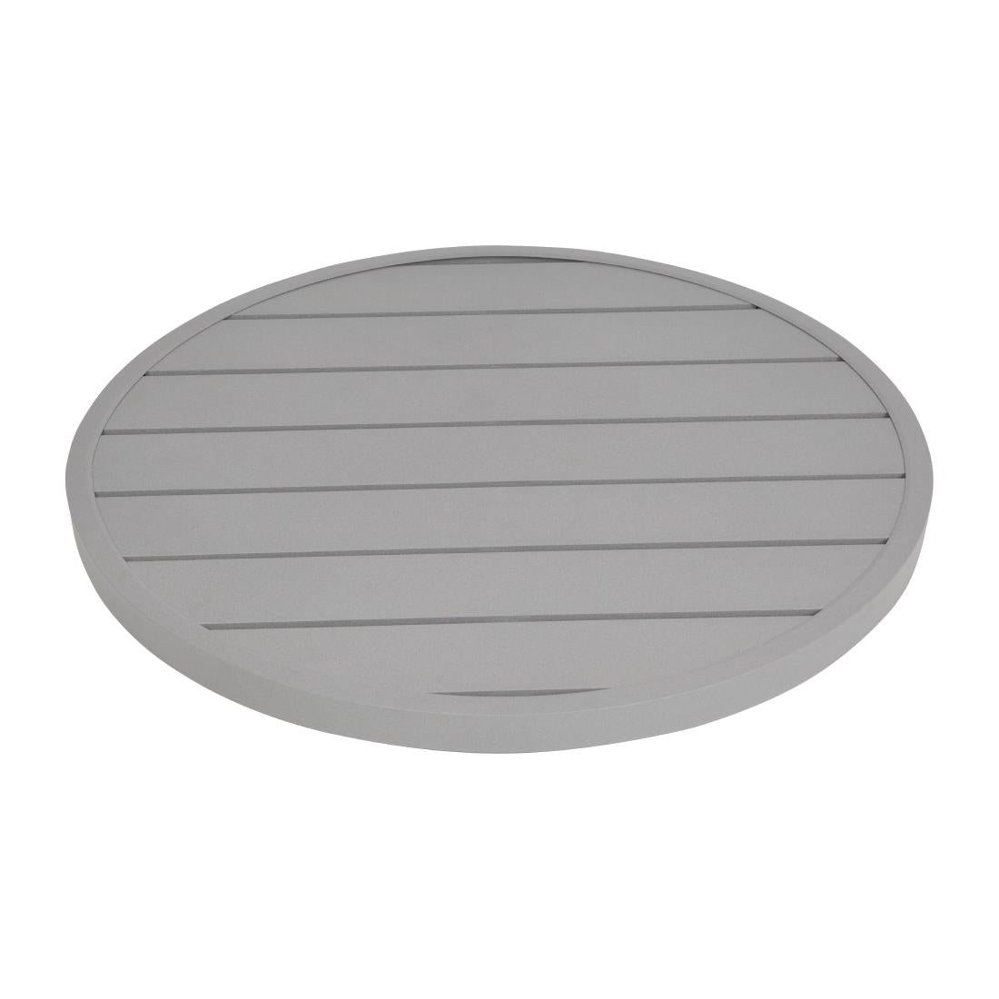 Bolero aluminium tafelblad rond lichtgrijs 580mm