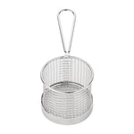 Olympia RVS fritesmand met handgreep 9,5cm