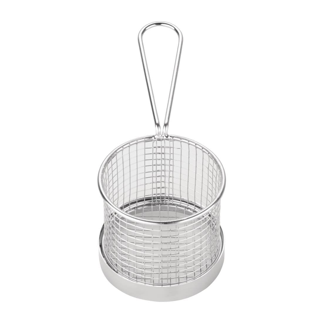 Olympia RVS fritesmand met handgreep 9,5cm
