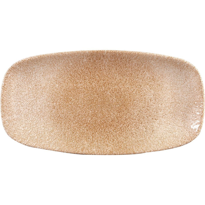 Churchill Raku Garnet Orange Chefs Ovaal Bord 29.8 x 15.2cm (pak van 12)