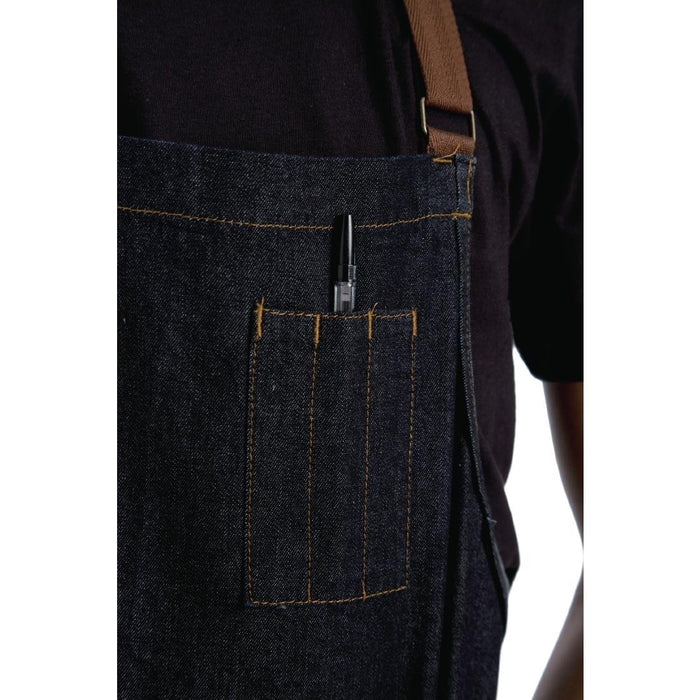 Chef Works Urban Memphis kort schort indigo