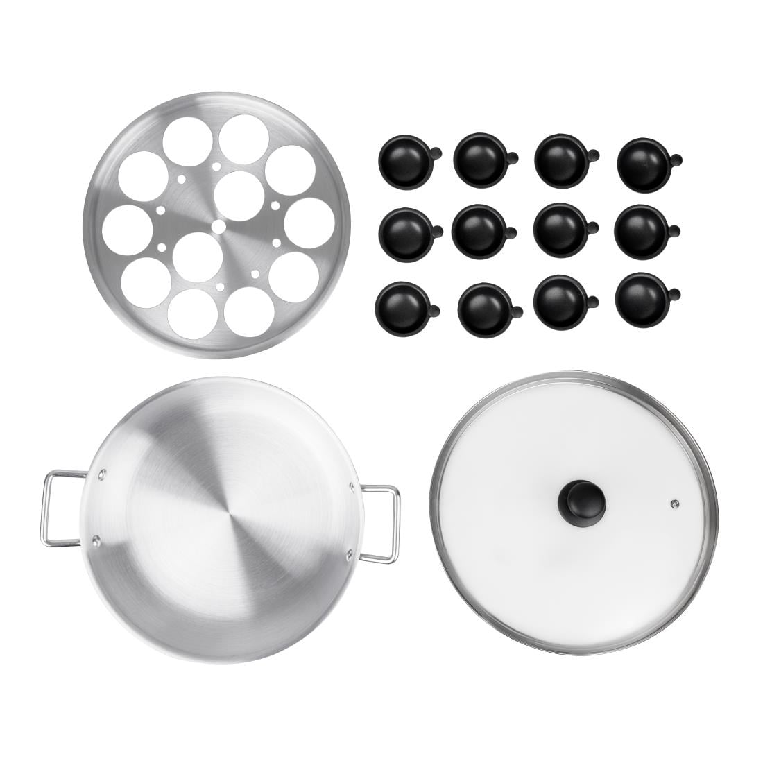Vogue Aluminium Eierpocherset 35cm