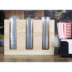 Olympia Cup Organiser Hevea Hout 340x120x240mm