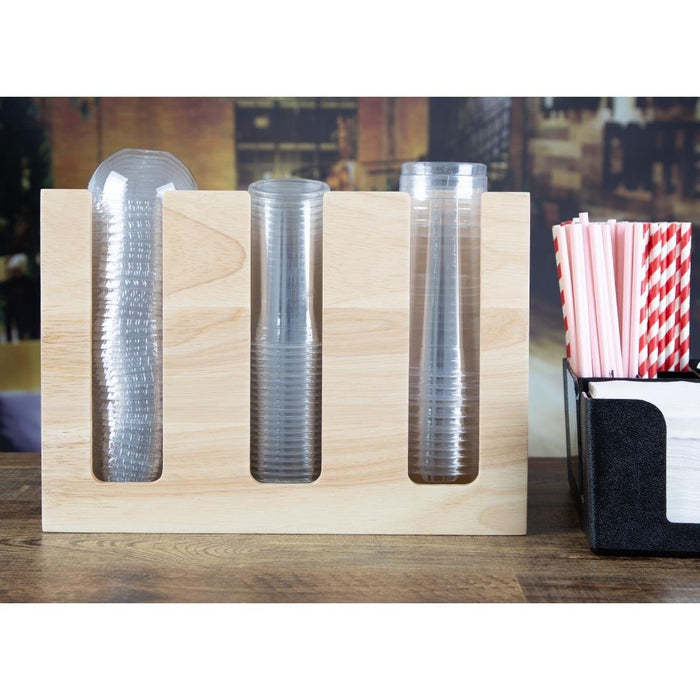 Olympia Cup Organiser Hevea Hout 340x120x240mm