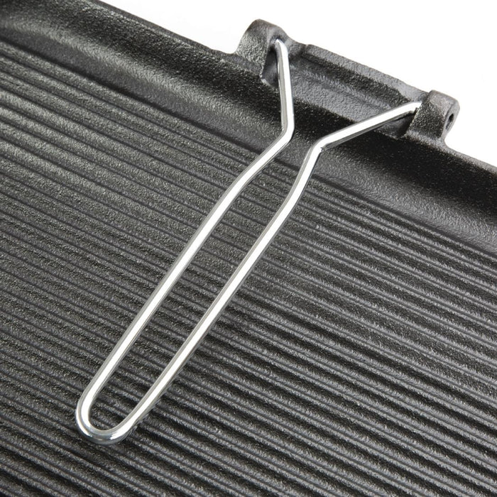 Vogue gietijzeren grillpan 22cm