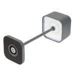 Olympia Lucca Tafellamp Met Vierkante Koepel Grijs 200mm