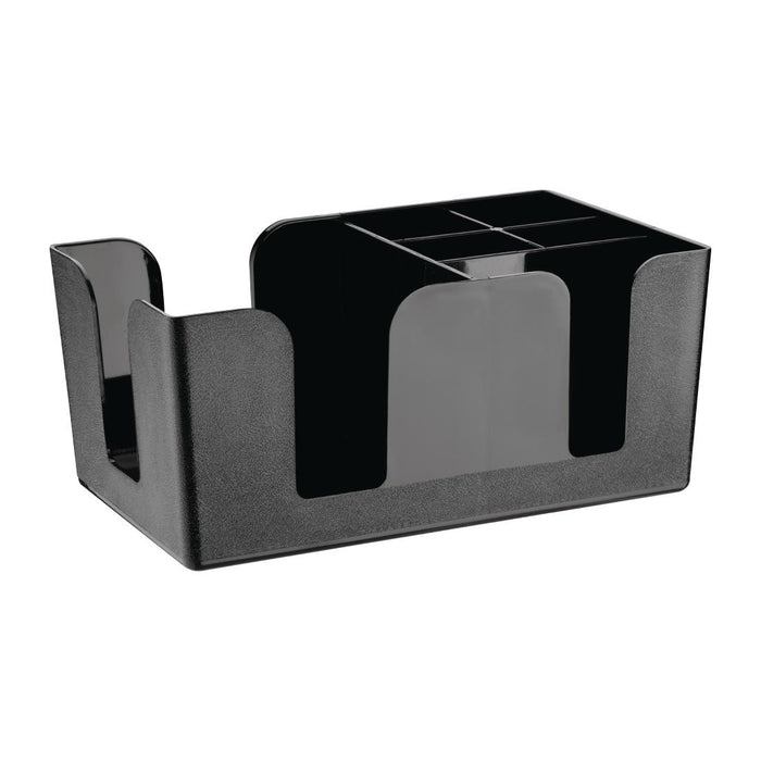 Olympia kristallon plastic bar caddy zwart