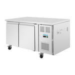 Polar U-serie 2-deurs counter met euronorm opslag 427L