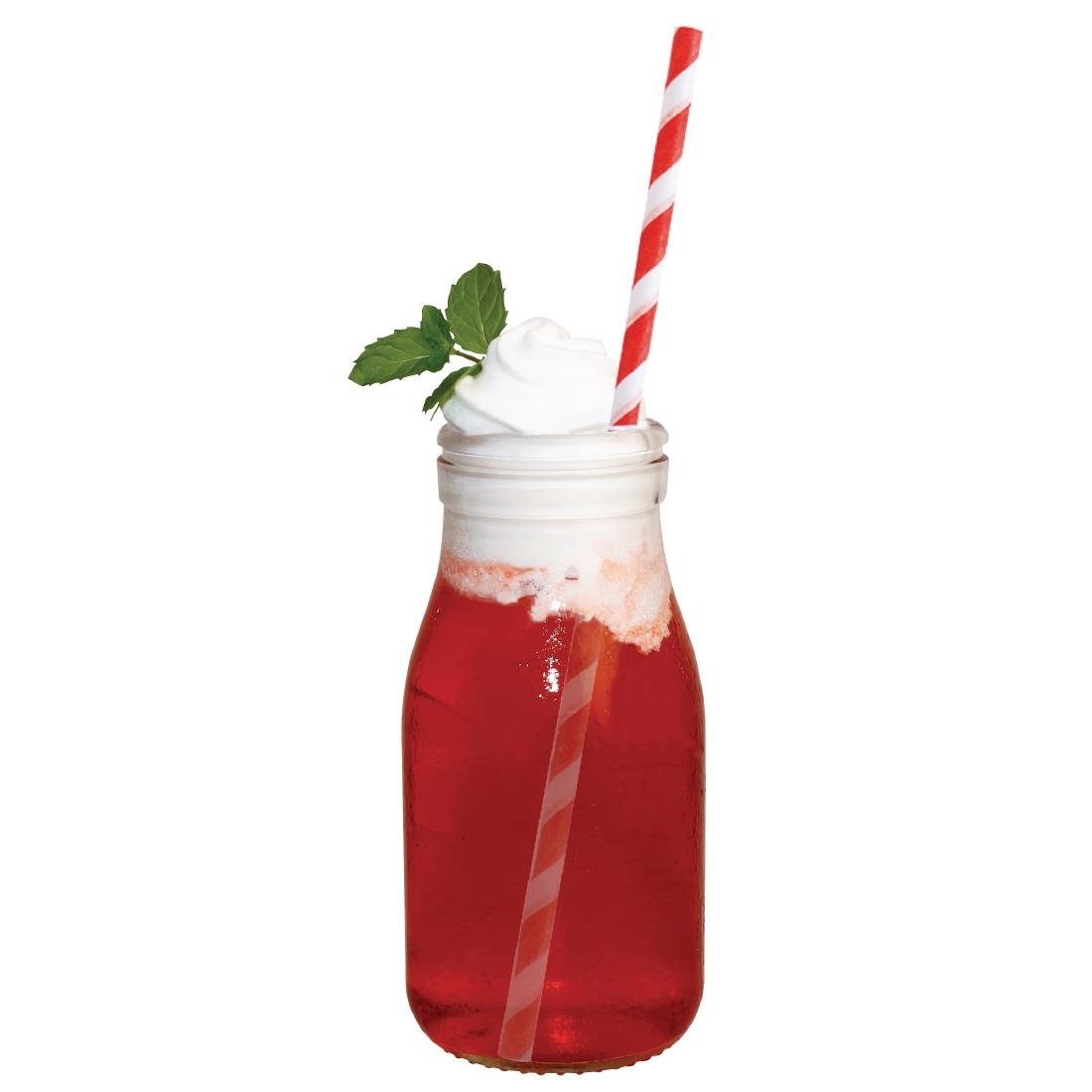 Olympia glazen mini melkfles 20cl (12 stuks)