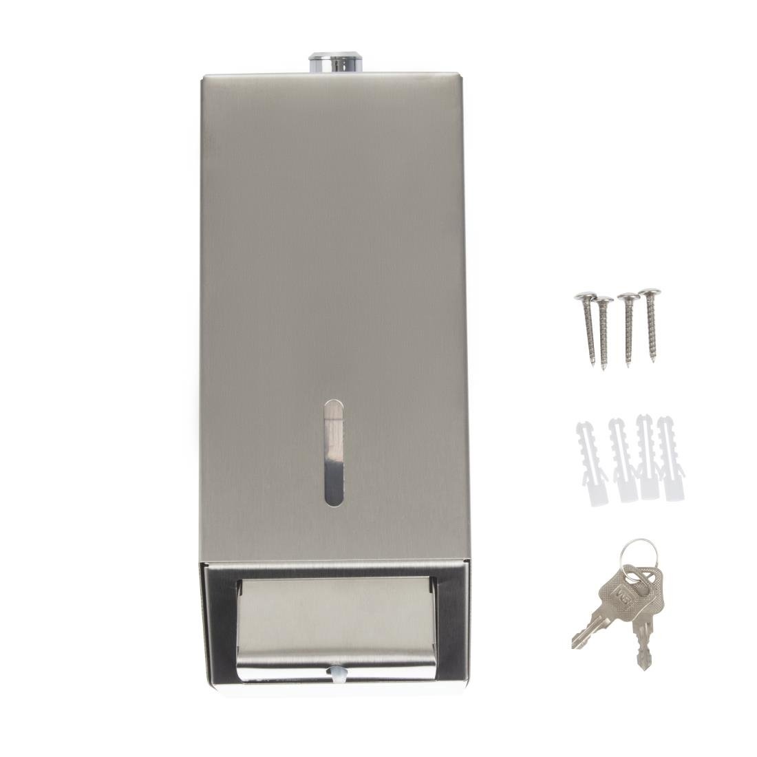 Jantex roestvrijstalen zeepdispenser 1 liter