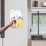 Europel Info Frame / Zelfklevende Set 2 Stuks A4 Zilver