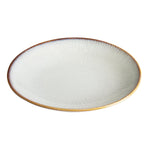 Olympia Drift Grey Coupe Low Bowls Met Reliëf, 260 mm (Pak Van 4)