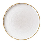 Churchill Stonecast Barley White Bord Met Opstaande Rand 25.9cm (pak van 6)