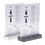 Europel Bordhouder A4 Polystone Antraciet