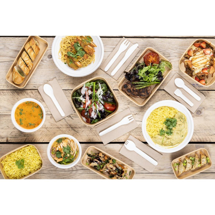 Fiesta Composteerbare Papieren Sporks 160 mm (Pakket Van 100)