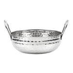 Olympia Tafel Presentatie Gehamerde Kadai Schotel Roestvrij Staal 170mm