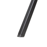 Bolero vierkante stalen bistro tafel zwart 70cm