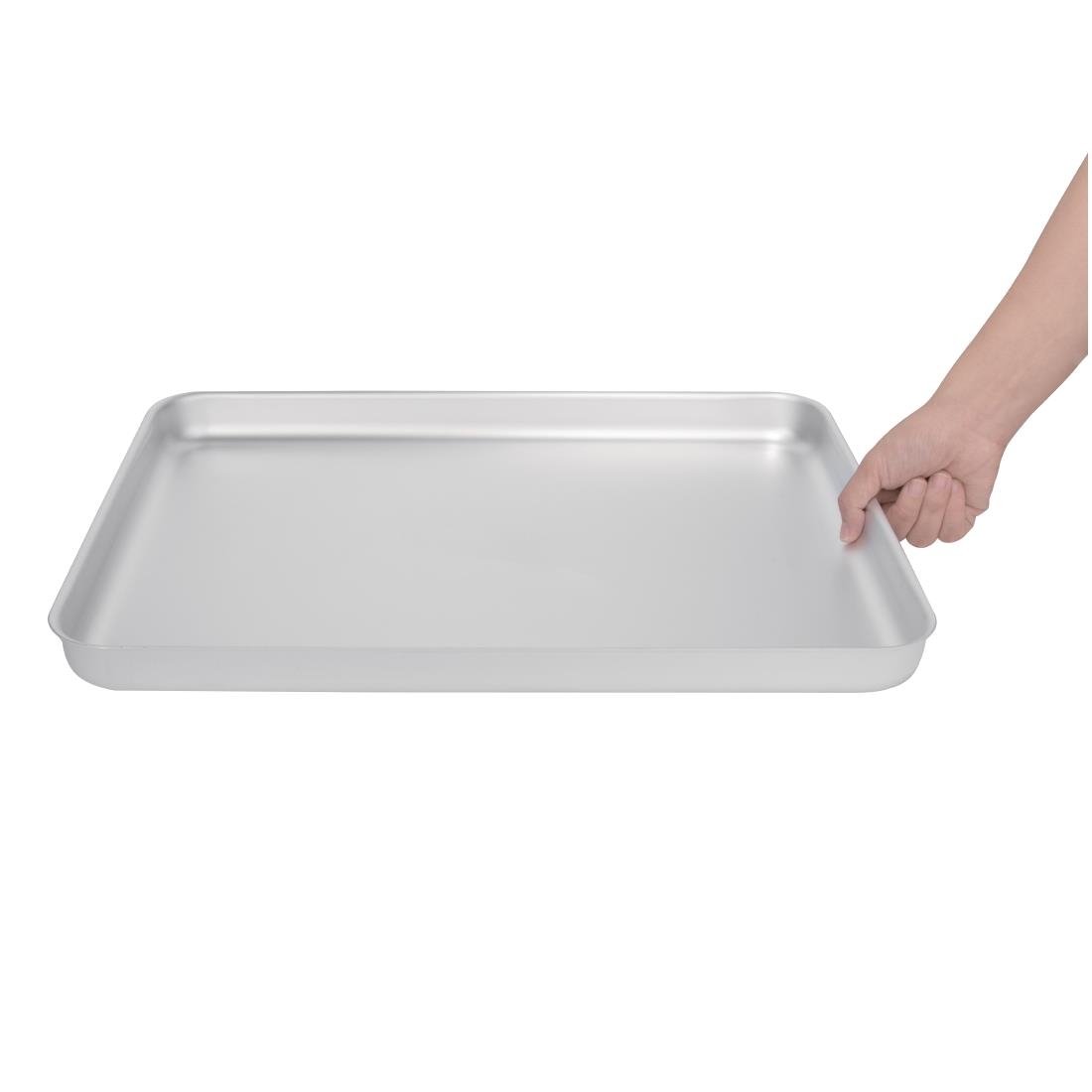 Vogue aluminium bakewell pan 470mm