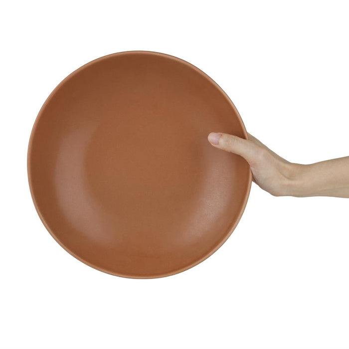 Olympia Build A Bowl platte kom cantaloupe 25x4,5cm (4 stuks)