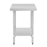 Vogue RVS werktafel zonder achteropstand 90x60x60cm