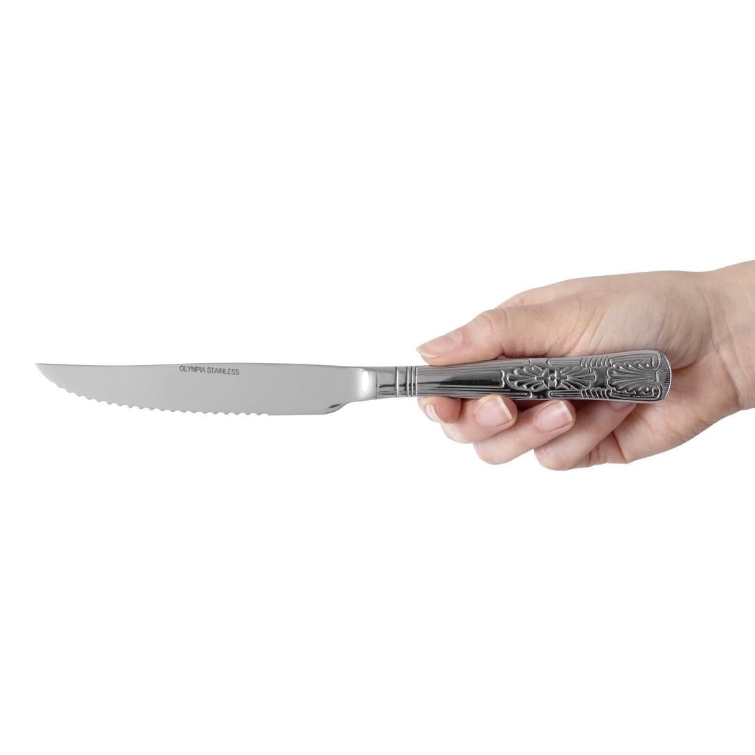 Olympia Kings steakmessen 23,8cm (12 stuks)