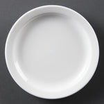 Olympia Whiteware borden met smalle rand 15cm (12 stuks)