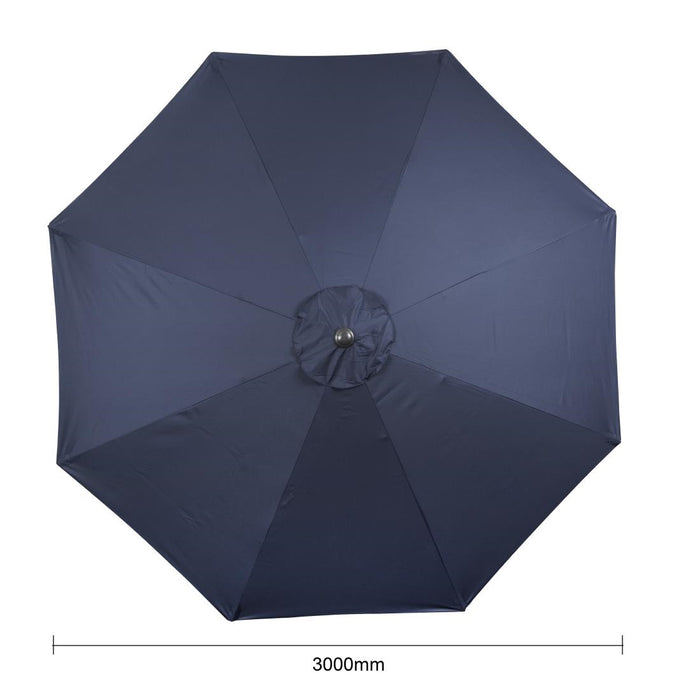 Bolero Sevilla Ronde Parasol 3M Diameter Marineblauw
