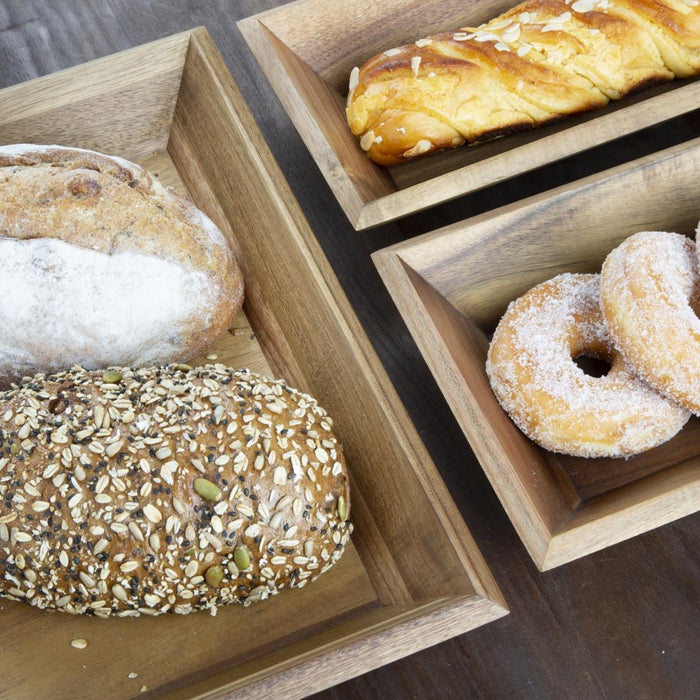 Olympia Acacia Dienblad Rechthoekig - 380x355X50mm