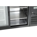 Polar u-serie vier-deurs displaykoeler voor achter de bar