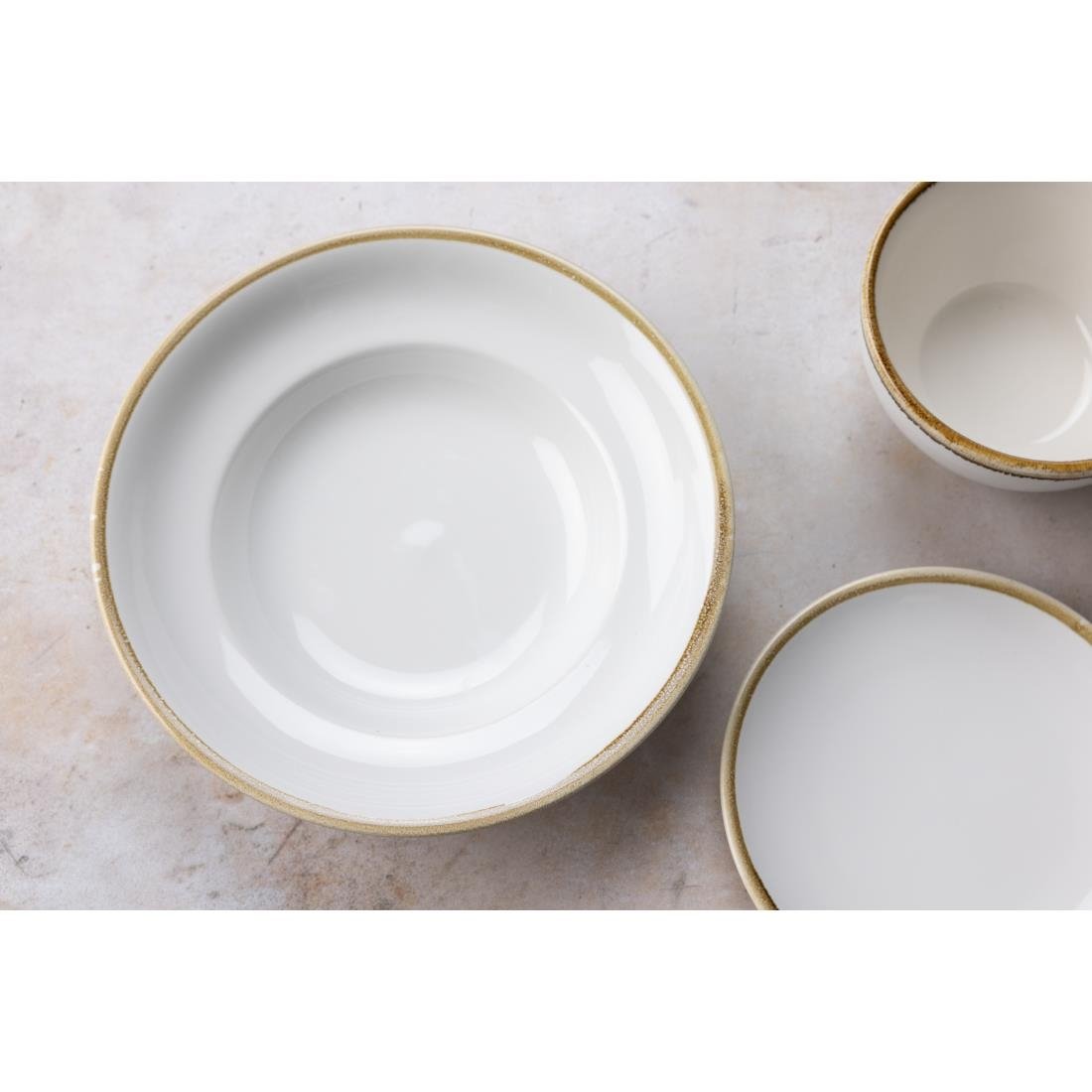 Olympia Kiln pastakommen krijtwit 25cm (4 stuks)