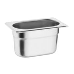 Vogue gastronorm bak set met deksels 1/9 (verpakking van 6)