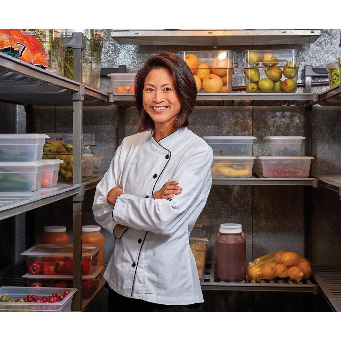 Cambro stelling 183cm hoog 4 schappen - 46cm diep - 137,5cm breed