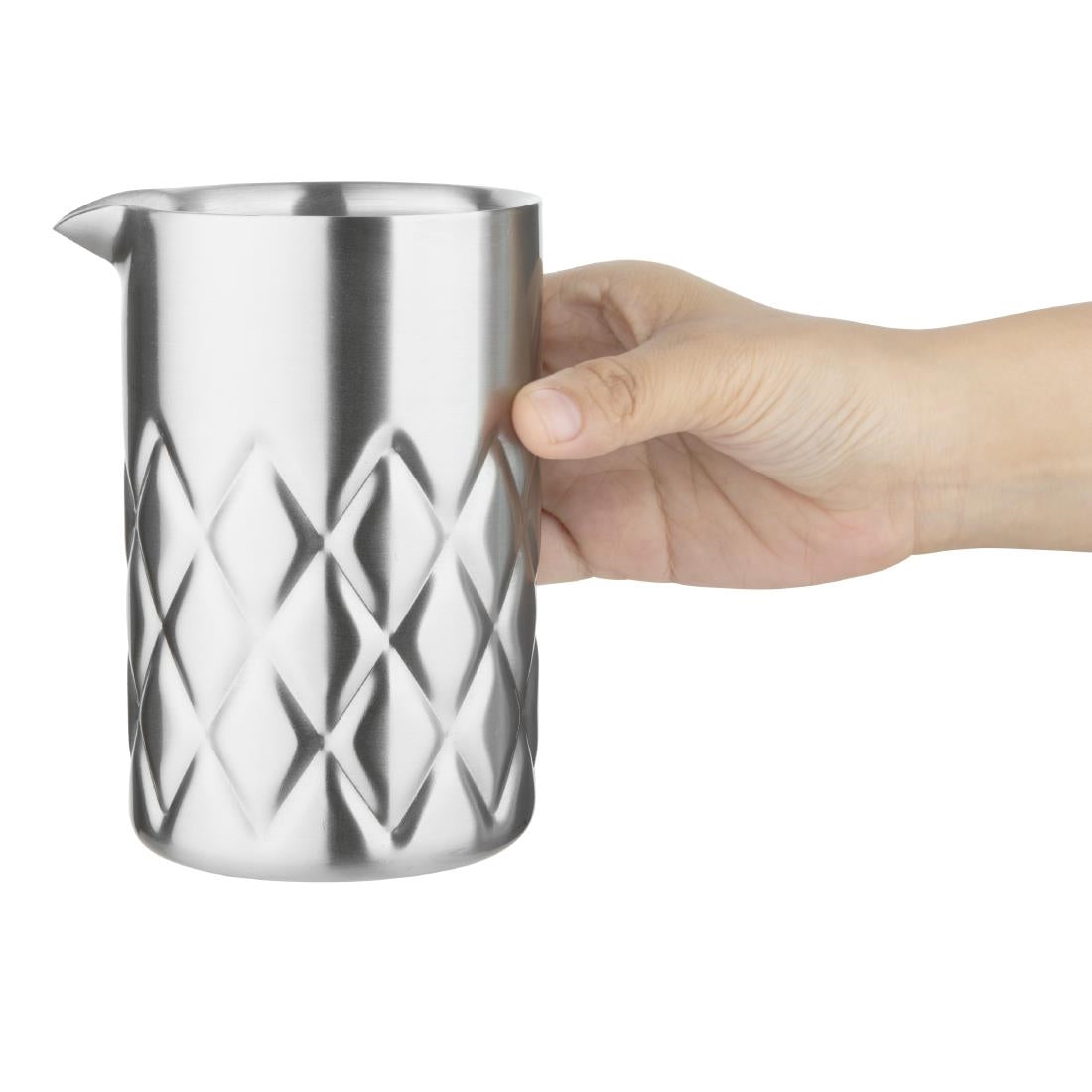 Olympia Dubbelwandig Mixglas Roestvrij Staal 139x87mm