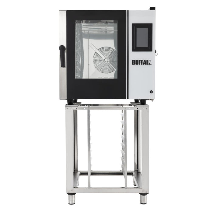 Buffalo Vrijstaande Slimme Touchscreen Combi Oven 7 x GN 1/1 Met Installatiekit