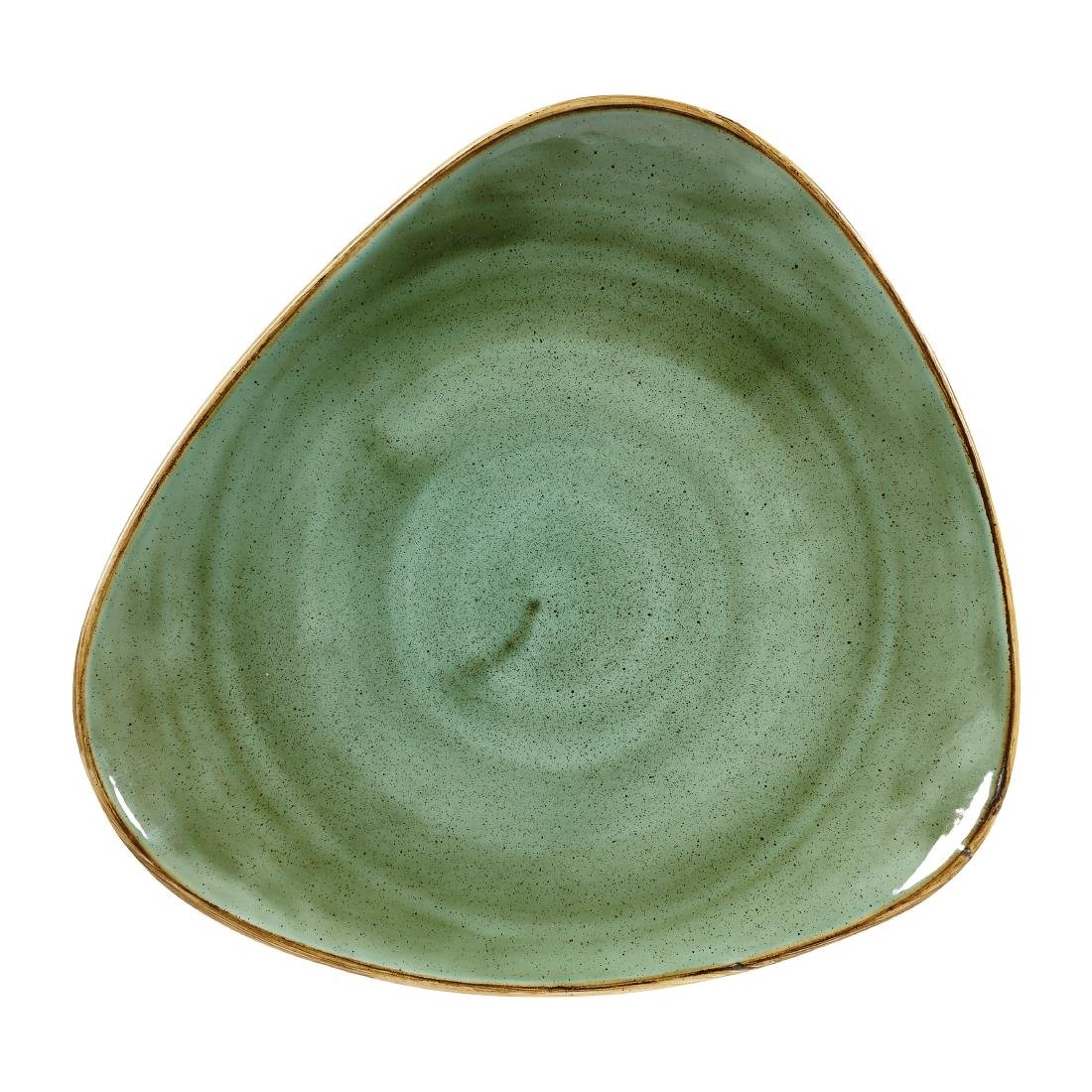 Churchill Stonecast Samphire Green Lotus Bord 25.4cm (pak van 12)