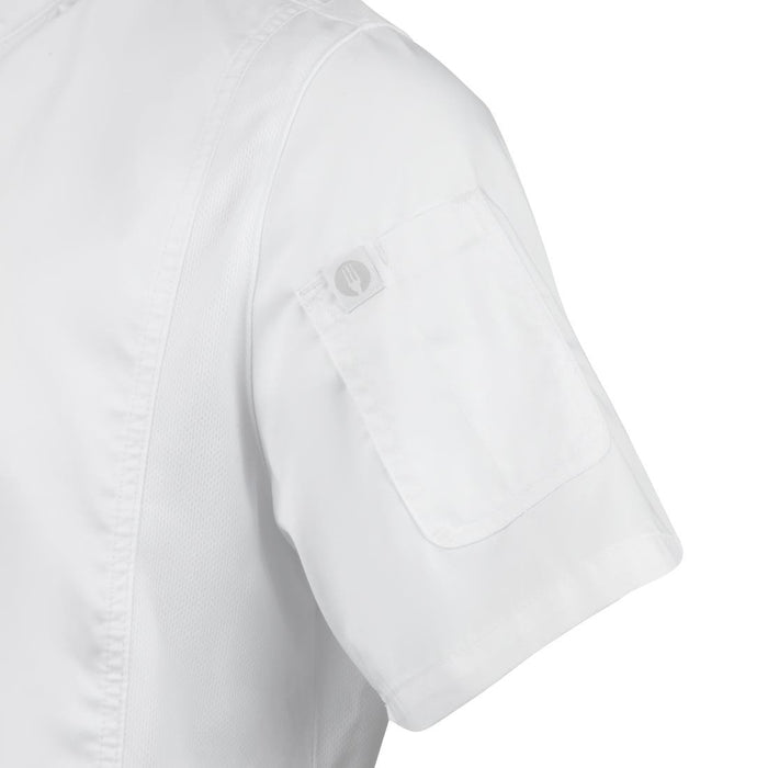 Koksbuis Unisex Met Rits Wit M
