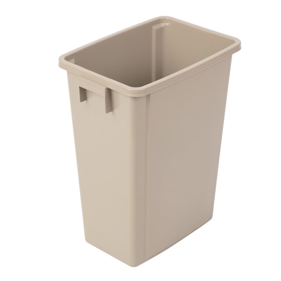 recycling afvalbak beige 56L