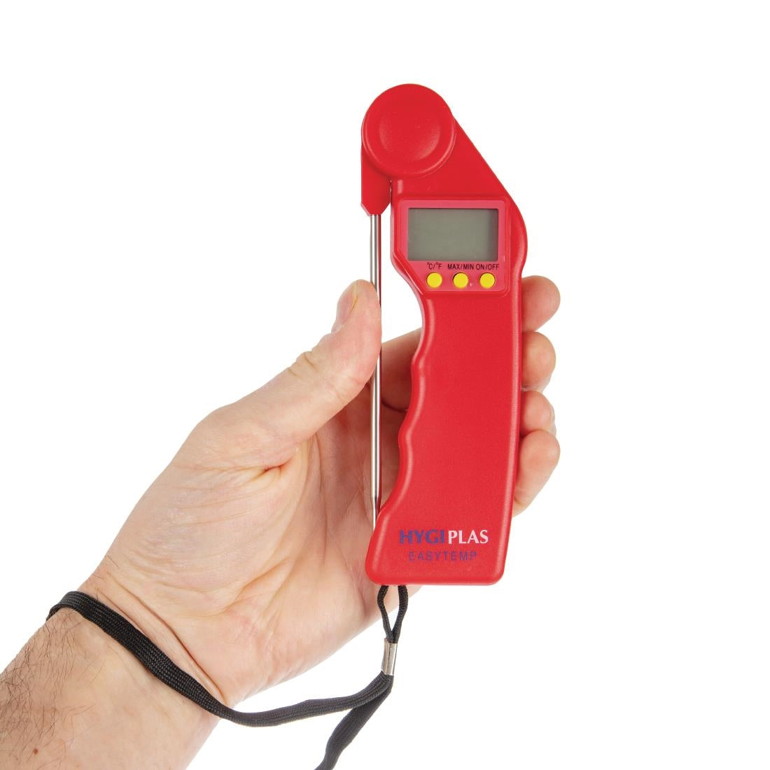 Hygiplas Easytemp digitale thermometer rood