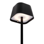 Securit Zwarte Dimbare Led Tafellamp Georgina Incl Magnetische Oplaadkabel